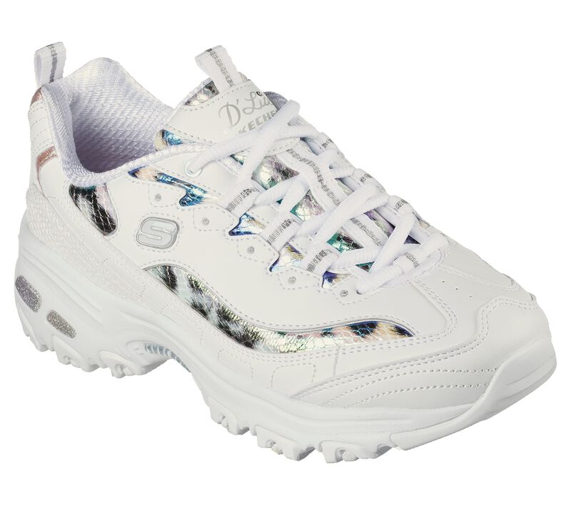 Dámské Šněrovací Boty Skechers D\'Lites - Wild Star Bílé Viacfarebný | CZ.149264WMLT