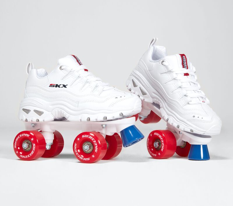 Dámské Šněrovací Boty Skechers Energy - 4 Wheelers Bílé | CZ.149223WHT