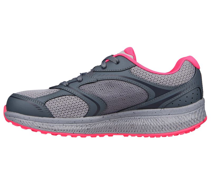 Dámské Šněrovací Boty Skechers GO RUN Consistent - Vivid Horizon Šedé Růžové | CZ.128285GYPK