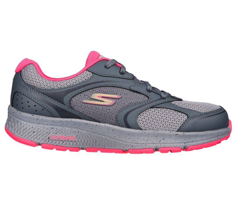 Dámské Šněrovací Boty Skechers GO RUN Consistent - Vivid Horizon Šedé Růžové | CZ.128285GYPK