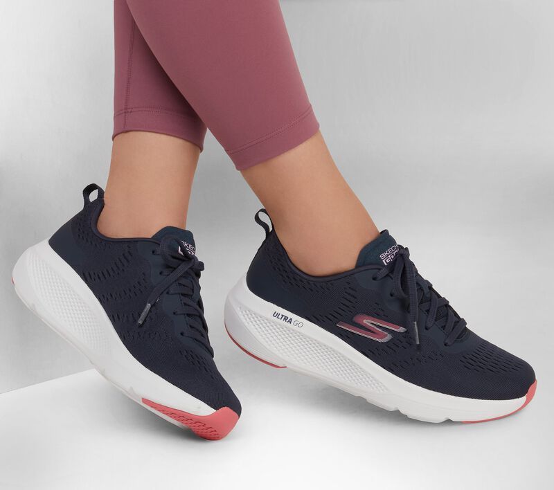 Dámské Šněrovací Boty Skechers GO RUN Elevate Tmavě Blankyt | CZ.128319NVY