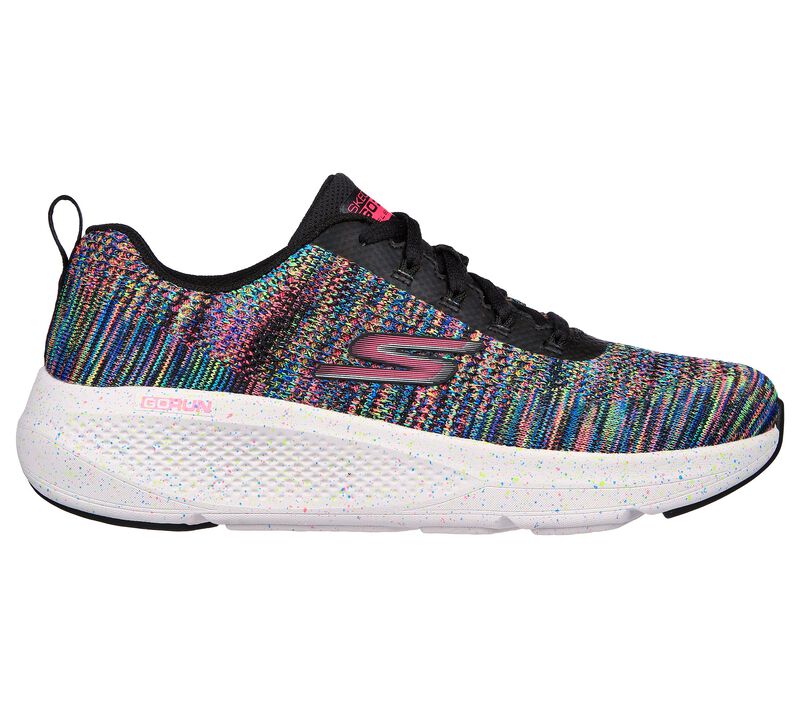 Dámské Šněrovací Boty Skechers GO RUN Elevate - Electric Flow Černé Viacfarebný | CZ.128342BKMT