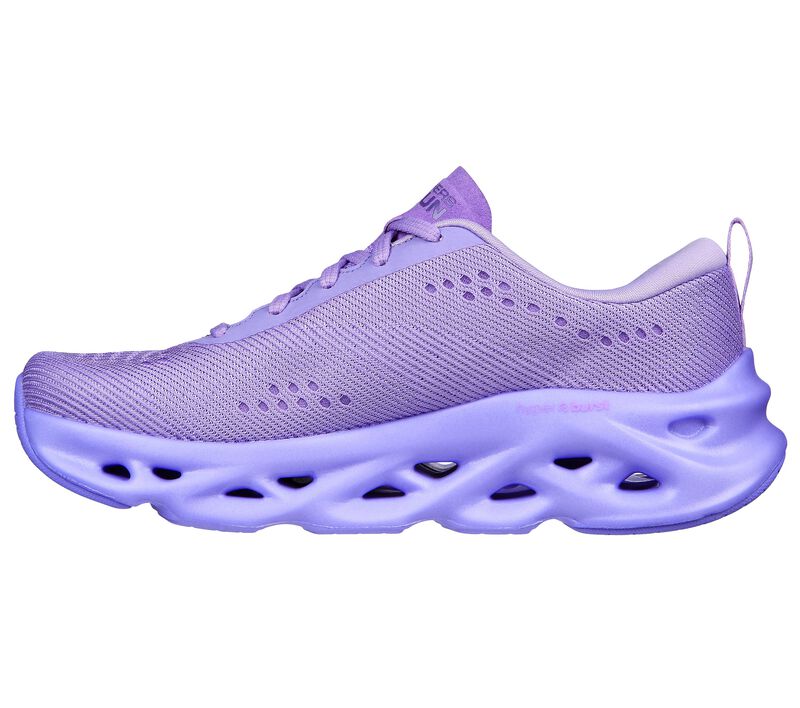 Dámské Šněrovací Boty Skechers GO RUN Swirl Tech - Eazy Dayz Fialové | CZ.128797PUR