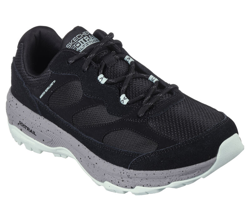 Dámské Šněrovací Boty Skechers GO RUN Trailové Altitude - Sunny Ridge Černé Mátově Zelená | CZ.128211BKMN