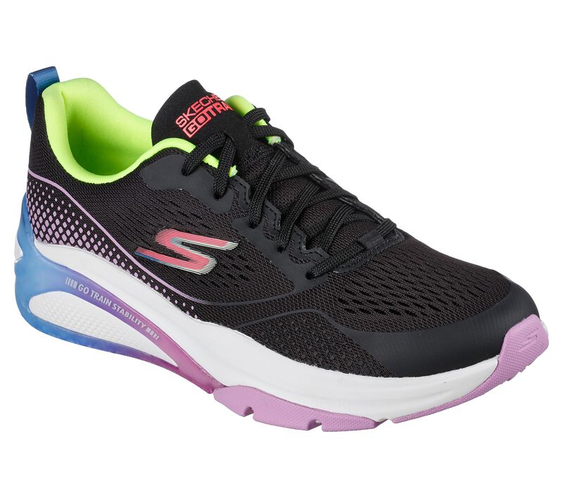 Dámské Šněrovací Boty Skechers GO TRAIN STABILITY - Strict Form Černé Viacfarebný | CZ.129042BKMT