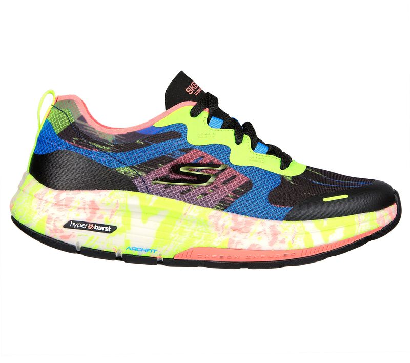 Dámské Šněrovací Boty Skechers GO WALK Workout Walker - Graffiti Splash Černé Viacfarebný | CZ.124942BKMT