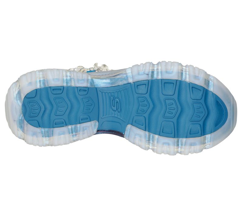 Dámské Šněrovací Boty Skechers Premium Heritage: D'Lites Crystal - Floating Lady Bílé Blankyt | CZ.149745WBL