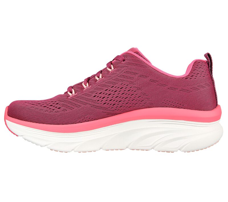 Dámské Šněrovací Boty Skechers Relaxed Fit: D'Lux Walker - Fresh Finesse Fialové | CZ.149368PLUM