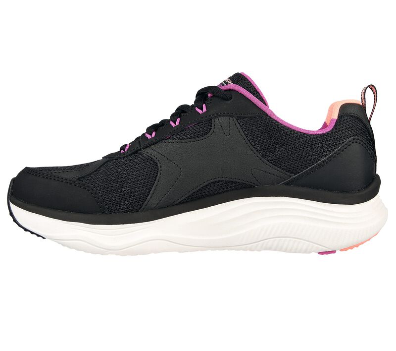 Dámské Šněrovací Boty Skechers Relaxed Fit: D'Lux Fitness - Perfect Timing Černé Viacfarebný | CZ.149836BKMT