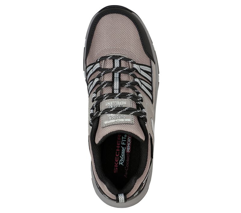 Dámské Šněrovací Boty Skechers Relaxed Fit: Trego - Drift-In Šedé Černé | CZ.158352GYBK