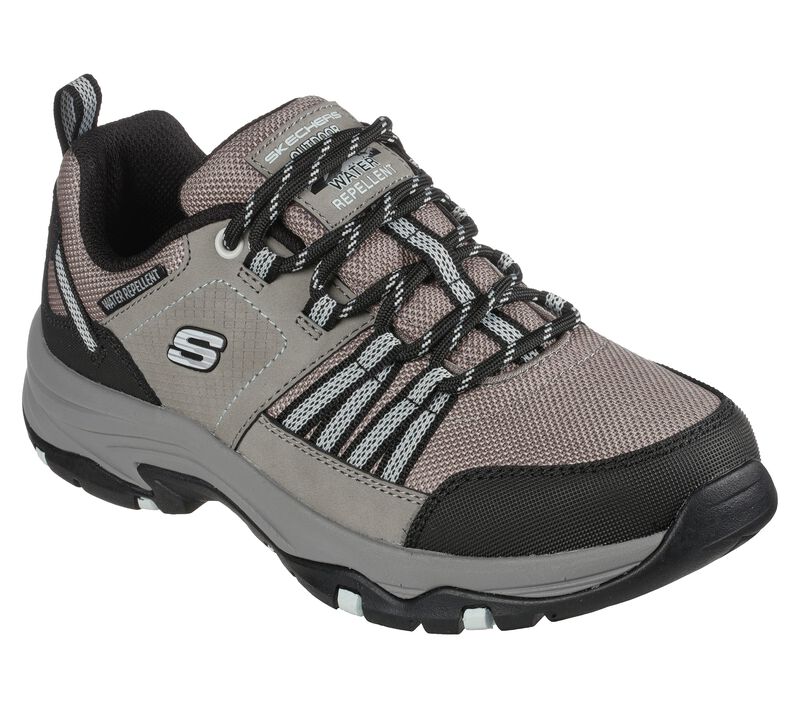 Dámské Šněrovací Boty Skechers Relaxed Fit: Trego - Drift-In Šedé Černé | CZ.158352GYBK