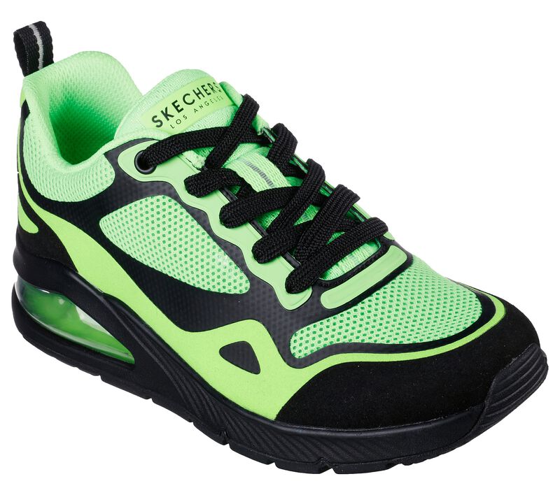 Dámské Šněrovací Boty Skechers Uno 2 - Bright One Černé Světle Zelene | CZ.177145BKLM