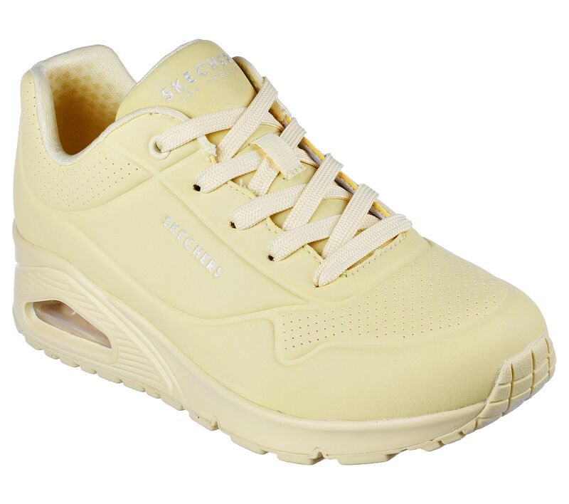 Dámské Šněrovací Boty Skechers Uno - Bright Air Žluté | CZ.177125YEL