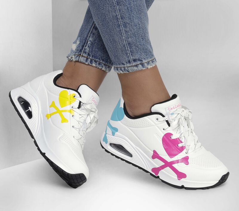 Dámské Šněrovací Boty Skechers x tokidoki: Uno Bílé Viacfarebný | CZ.155227WMLT