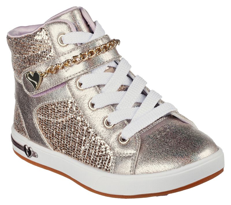 Dívčí Ležérní Tenisky Skechers Shoutouts - Chain Glitz Zlaté | CZ.310615LGLD