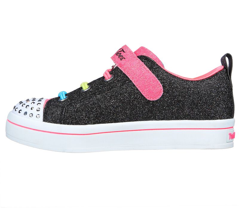 Dívčí Ležérní Tenisky Skechers Twinkle Toes: Twi-Lites 2.0 - Rainbow Rock On Černé Viacfarebný | CZ.314447LBKMT