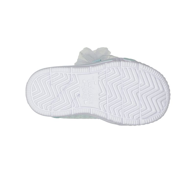 Dívčí Ležérní Tenisky Skechers Twinkle Toes: Twinkle Flex - Daisy Joy Mátově Zelená | CZ.314946NMNT