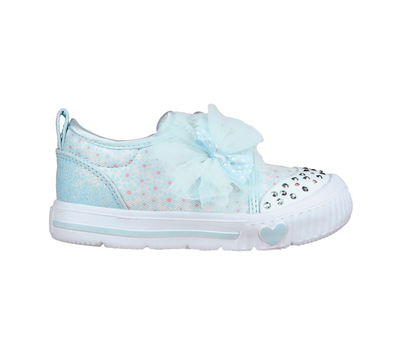 Dívčí Ležérní Tenisky Skechers Twinkle Toes: Twinkle Flex - Daisy Joy Mátově Zelená | CZ.314946NMNT