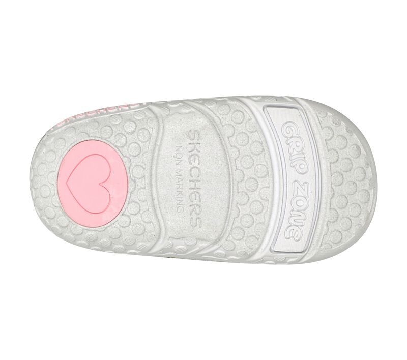 Dívčí Ležérní Tenisky Skechers Twinkle Toes: Learners - Mini Shines Stříbrné | CZ.314953NSIL