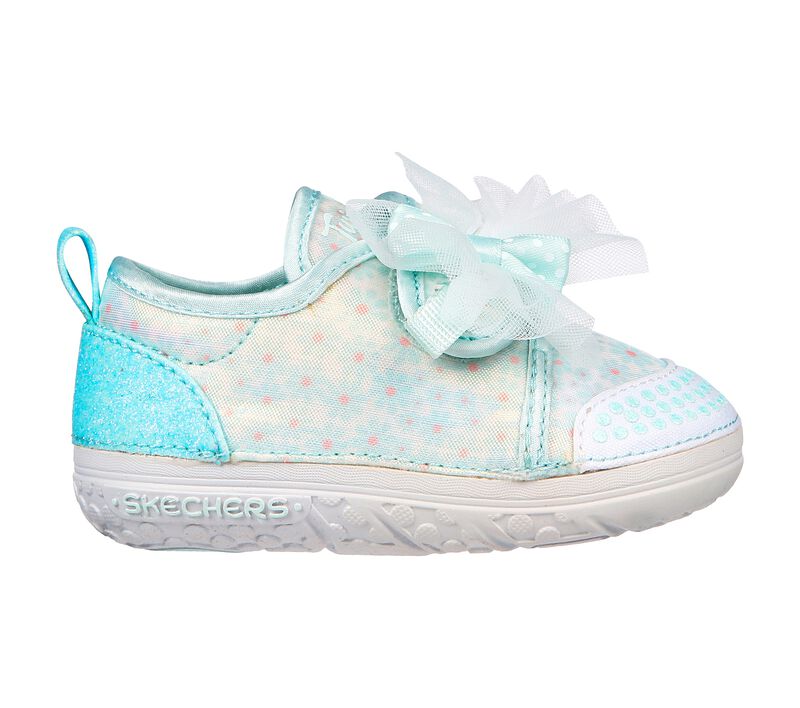 Dívčí Ležérní Tenisky Skechers Twinkle Toes: Learners - Daisy Shines Mátově Zelená | CZ.314956NMNT