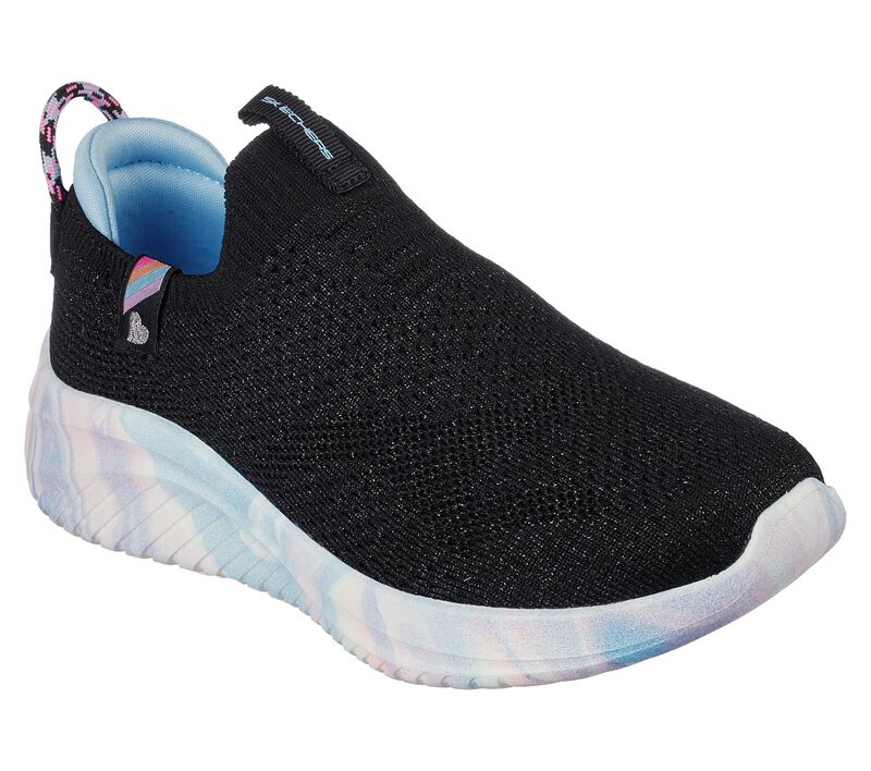 Dívčí Ležérní Tenisky Skechers Ultra Flex 3.0 - Cooltastic Černé Viacfarebný | CZ.302247LBKMT