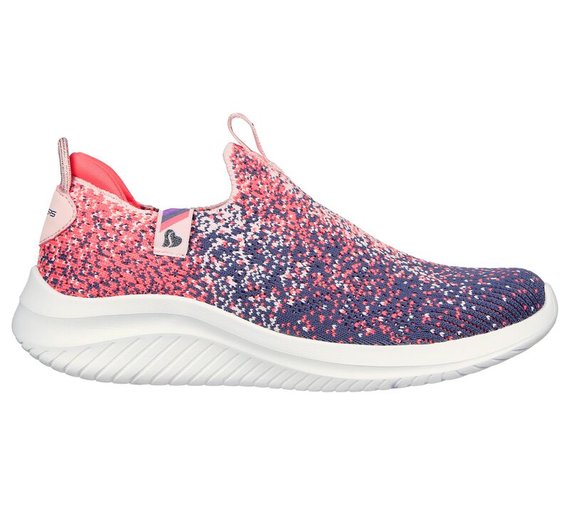 Dívčí Ležérní Tenisky Skechers Ultra Flex 3.0 - Splendid Spots Šedé Koralove | CZ.302248LCCCL