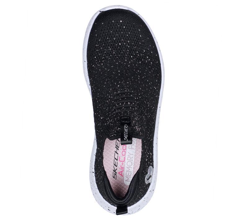 Dívčí Ležérní Tenisky Skechers Ultra Flex 2.0 - Sugar Sassy Černé | CZ.302279LBLK