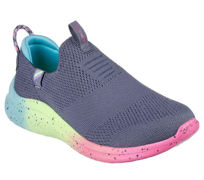 Dívčí Ležérní Tenisky Skechers Ultra Flex 2.0 - Color Specs Šedé Viacfarebný | CZ.302283LCCMT