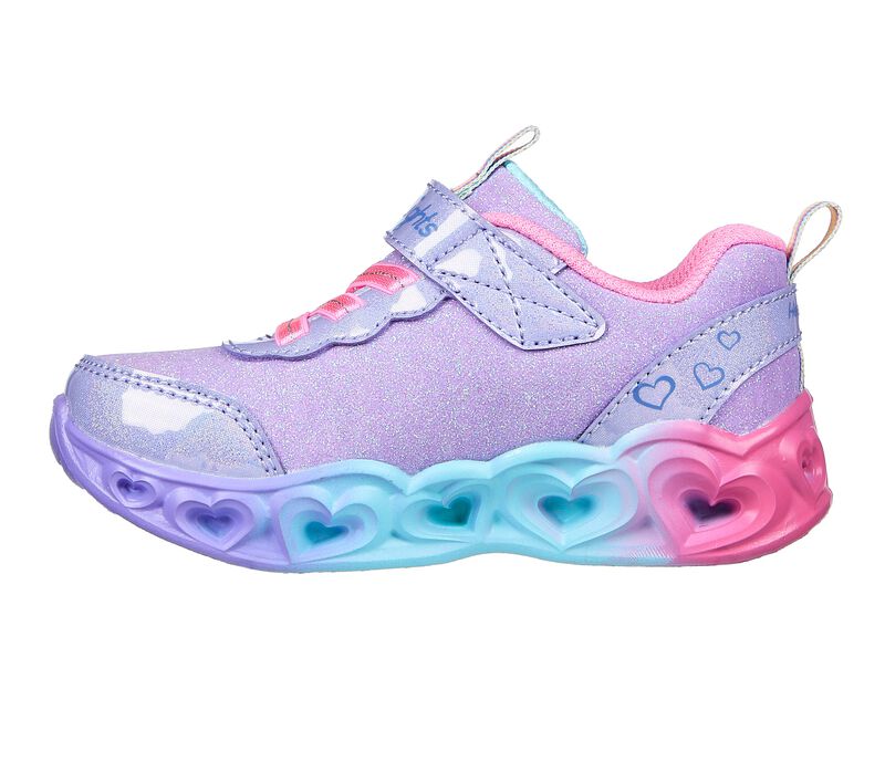 Dívčí Light Up Boty Skechers Heart Lights - Colorful Joyful Levandule Viacfarebný | CZ.302684NLVMT