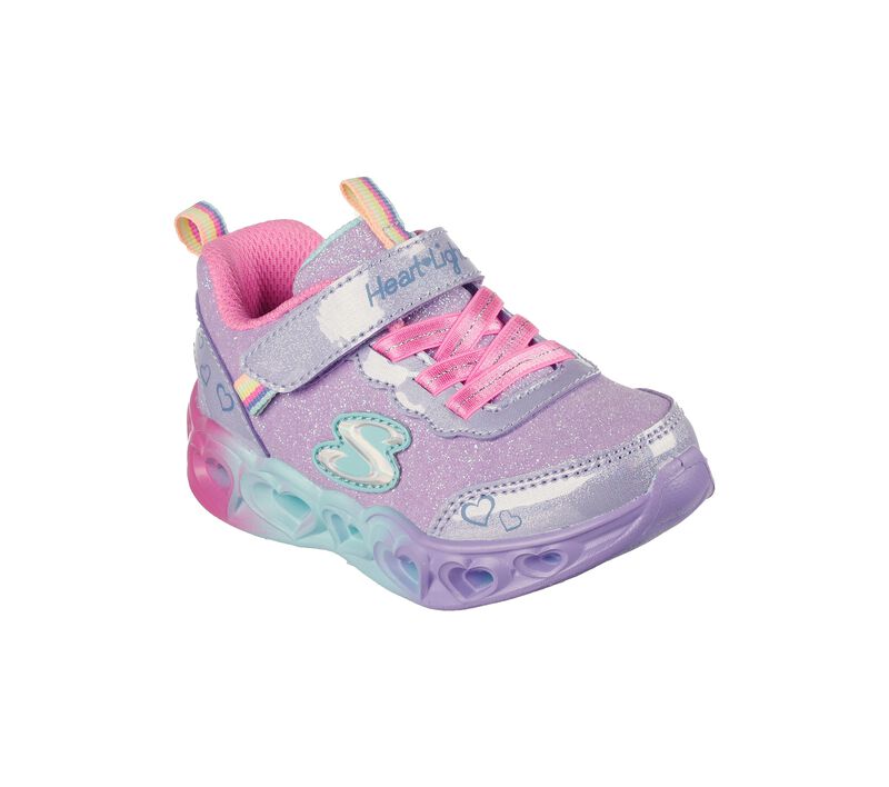 Dívčí Light Up Boty Skechers Heart Lights - Colorful Joyful Levandule Viacfarebný | CZ.302684NLVMT