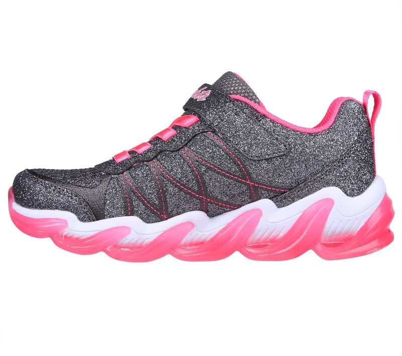 Dívčí Light Up Boty Skechers S Lights: Hyper Surge Šedé Růžové | CZ.302330LCCHP