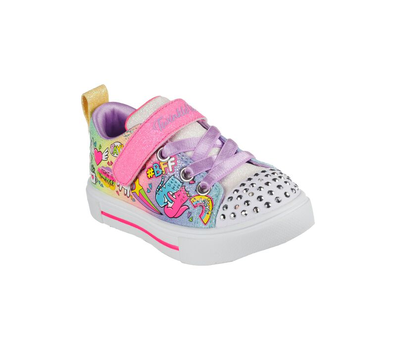 Dívčí Light Up Boty Skechers Twinkle Toes: Twinkle Sparks - BFF Magic Viacfarebný | CZ.314786NMLT