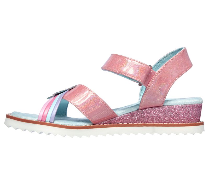 Dívčí Sandály Skechers Desert Kiss - Rainbow Spark Růžové | CZ.302111LPNK