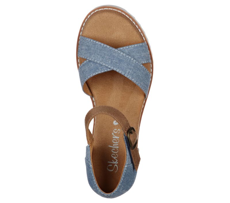 Dívčí Sandály Skechers Lil BOBS Desert Kiss - Humble Horizon Blankyt | CZ.302177LCZ.