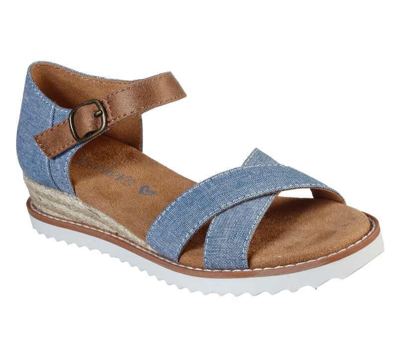 Dívčí Sandály Skechers Lil BOBS Desert Kiss - Humble Horizon Blankyt | CZ.302177LCZ.