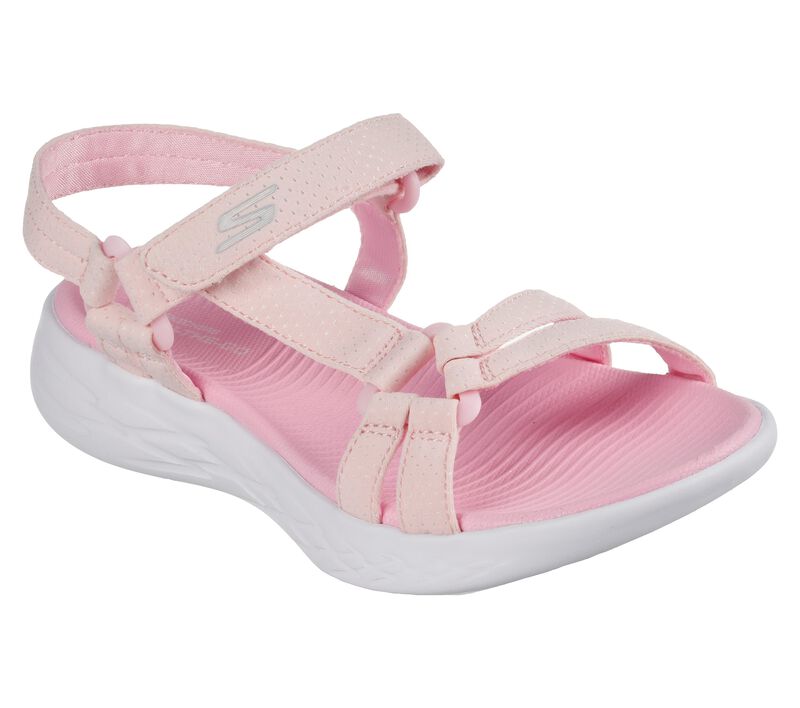 Dívčí Sandály Skechers On the GO 600 - Summer Sense Světle Růžové | CZ.302117LLTPK