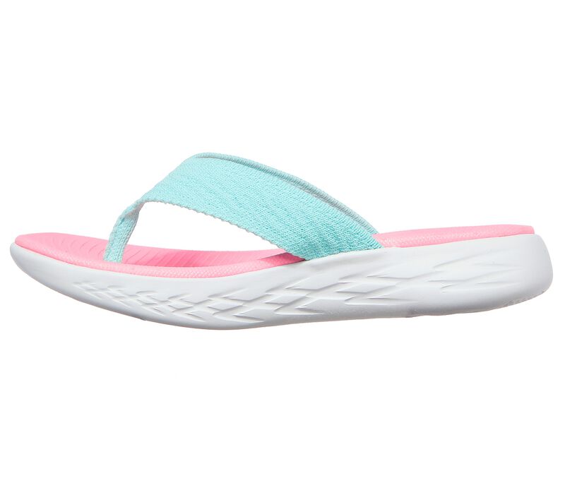 Dívčí Sandály Skechers On the GO 600 - Sunny Horizon Tyrkysové Růžové | CZ.302985LTQPK