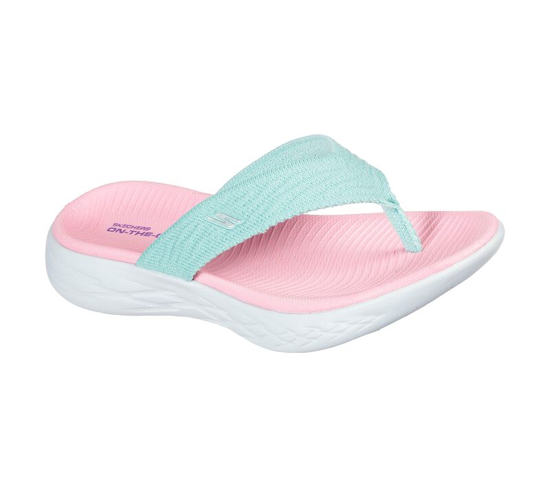 Dívčí Sandály Skechers On the GO 600 - Sunny Horizon Tyrkysové Růžové | CZ.302985LTQPK