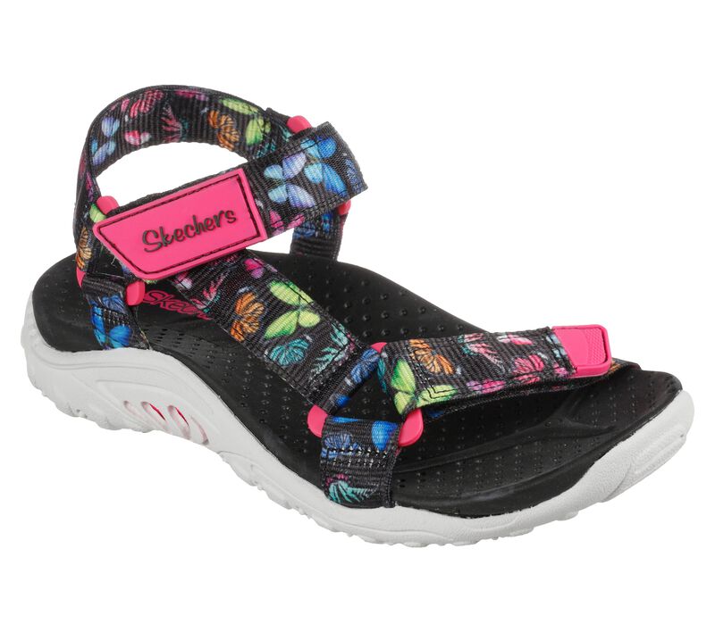 Dívčí Sandály Skechers Reggae - Butterfly Squad Černé Viacfarebný | CZ.302894LBKMT