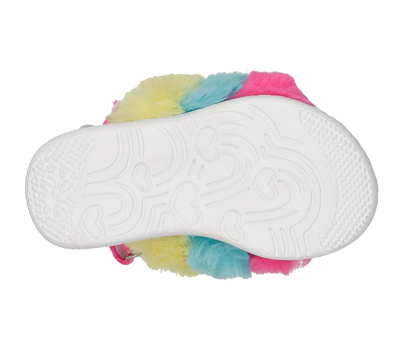 Dívčí Sandály Skechers Twinkle Toes: Rainbow Shines - Fluffy Magic Růžové Viacfarebný | CZ.314883NHPMT