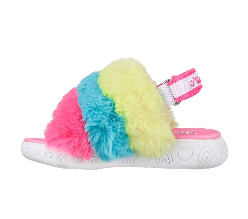 Dívčí Sandály Skechers Twinkle Toes: Rainbow Shines - Fluffy Magic Růžové Viacfarebný | CZ.314883NHPMT