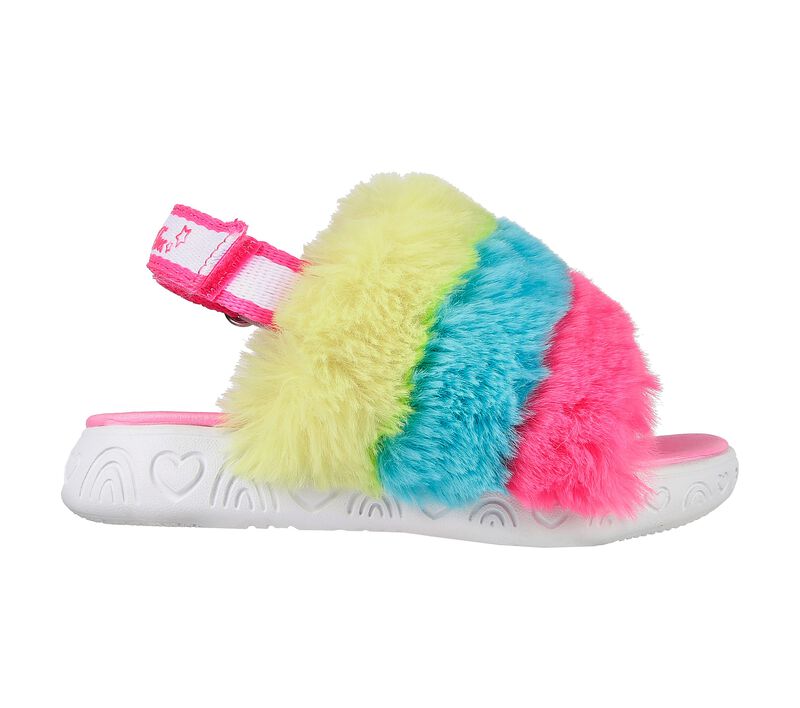 Dívčí Sandály Skechers Twinkle Toes: Rainbow Shines - Fluffy Magic Růžové Viacfarebný | CZ.314883NHPMT