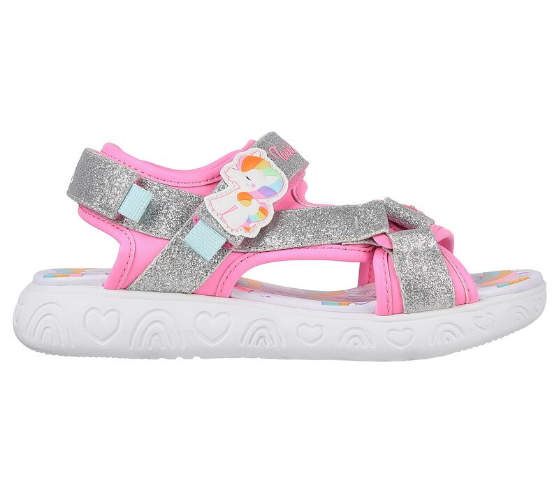 Dívčí Sandály Skechers Twinkle Toes: Rainbow Shines - Unicorn Sparkles Růžové Viacfarebný | CZ.314885LPKMT