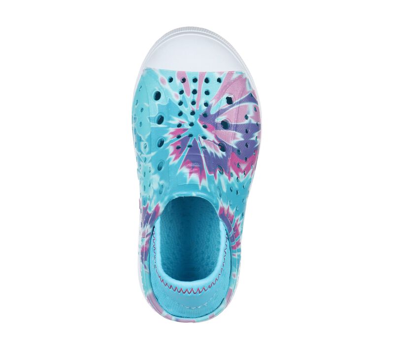 Dívčí Slip On Skechers Foamies: Guzman Steps - Color Hype Tyrkysové Viacfarebný | CZ.308004NTQMT