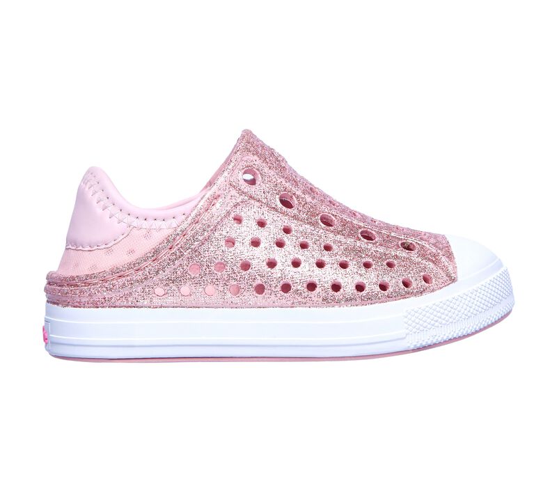 Dívčí Slip On Skechers Foamies: Guzman Steps - Glitter Mist Růžové | CZ.308005NPNK