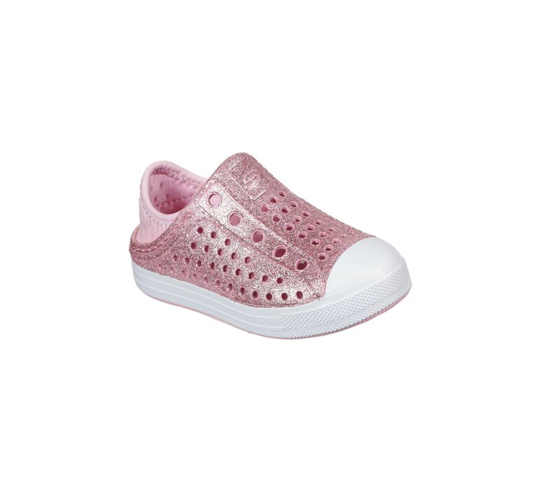 Dívčí Slip On Skechers Foamies: Guzman Steps - Glitter Mist Růžové | CZ.308005NPNK