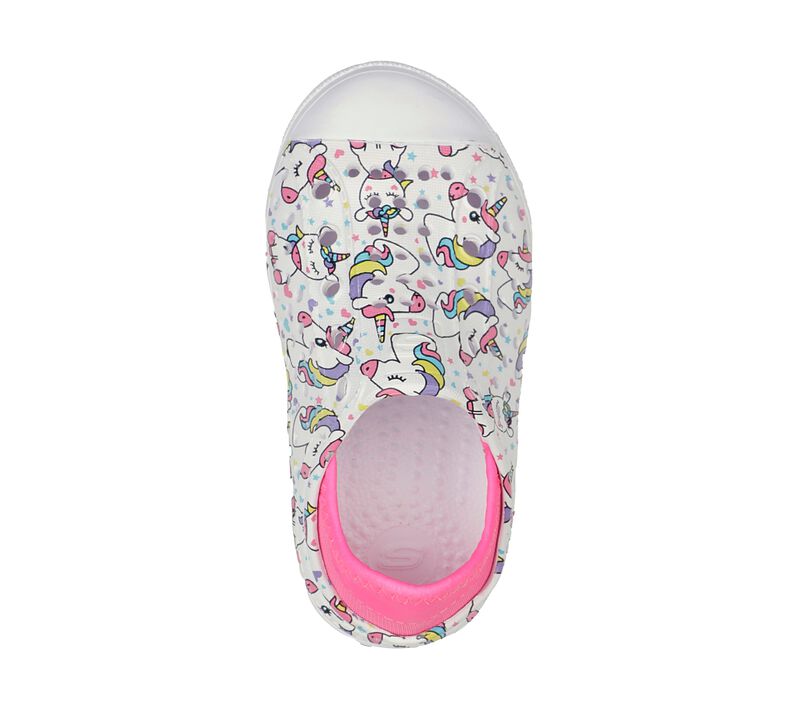 Dívčí Slip On Skechers Foamies: Guzman Steps - Unicorn Days Bílé Viacfarebný | CZ.308060NWMLT