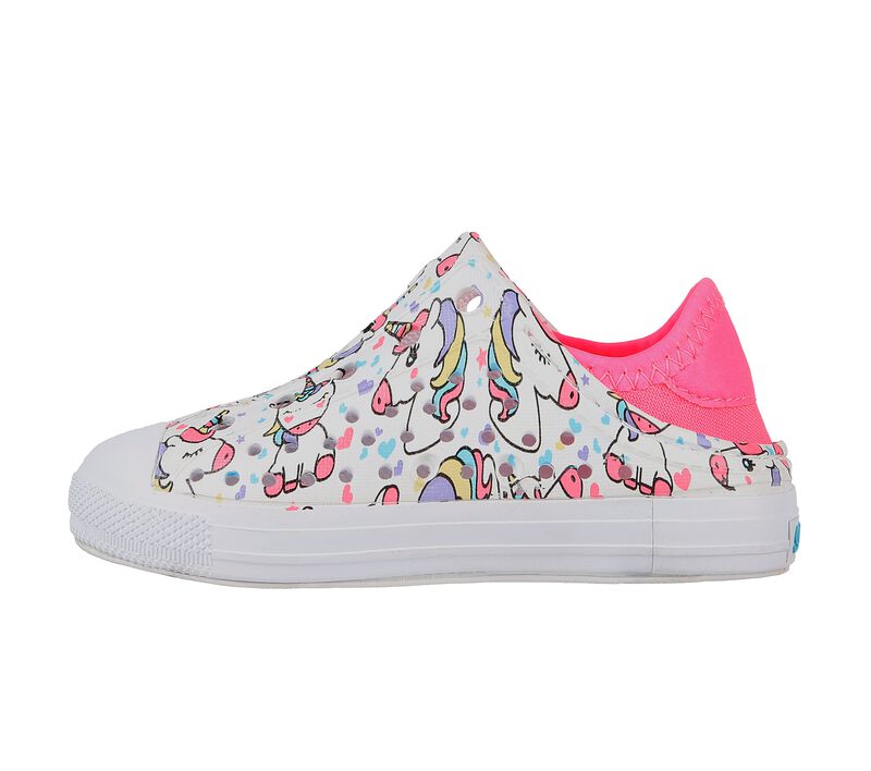 Dívčí Slip On Skechers Foamies: Guzman Steps - Unicorn Days Bílé Viacfarebný | CZ.308060NWMLT