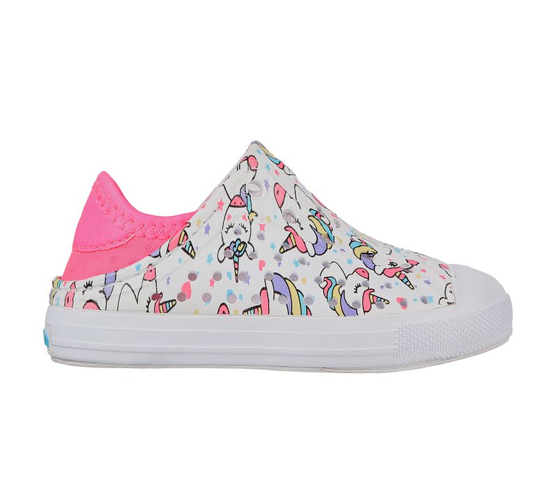 Dívčí Slip On Skechers Foamies: Guzman Steps - Unicorn Days Bílé Viacfarebný | CZ.308060NWMLT