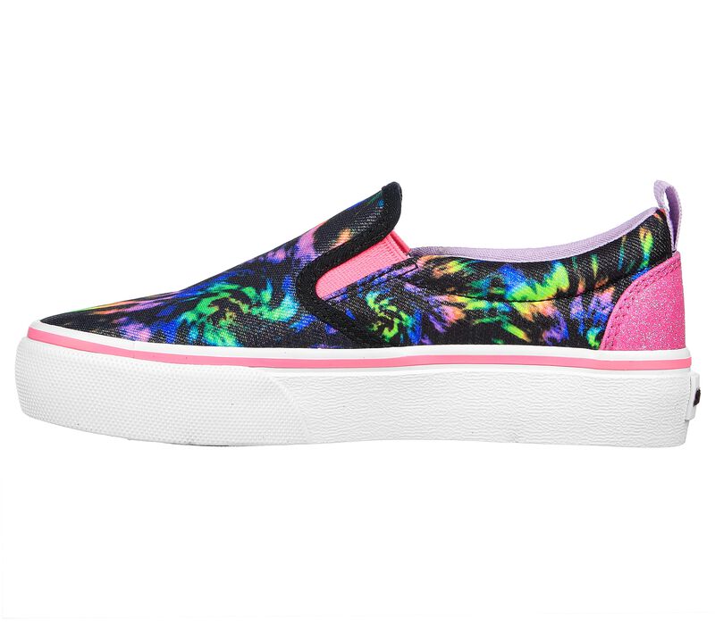 Dívčí Slip On Skechers Marley - Electric Tie Dye Černé Viacfarebný | CZ.302834LBKMT